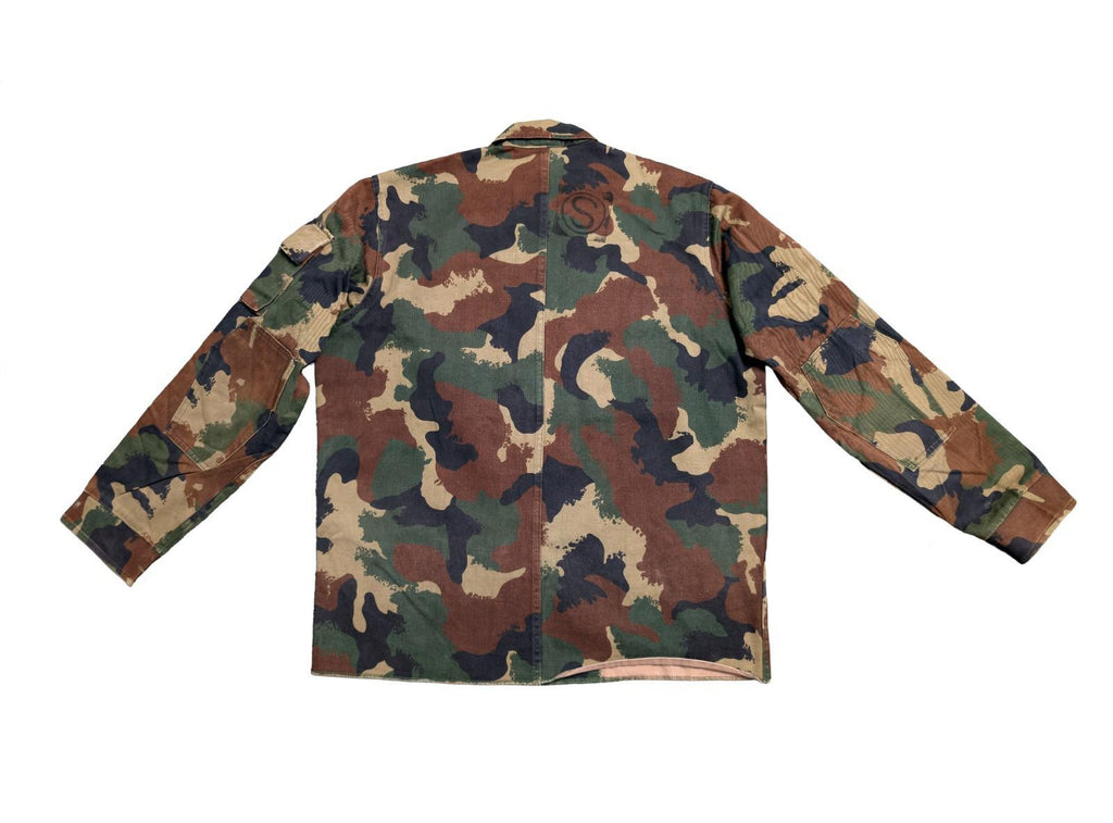 Hungarian 90M Woodland Field Jacket Combat Shirt - Large