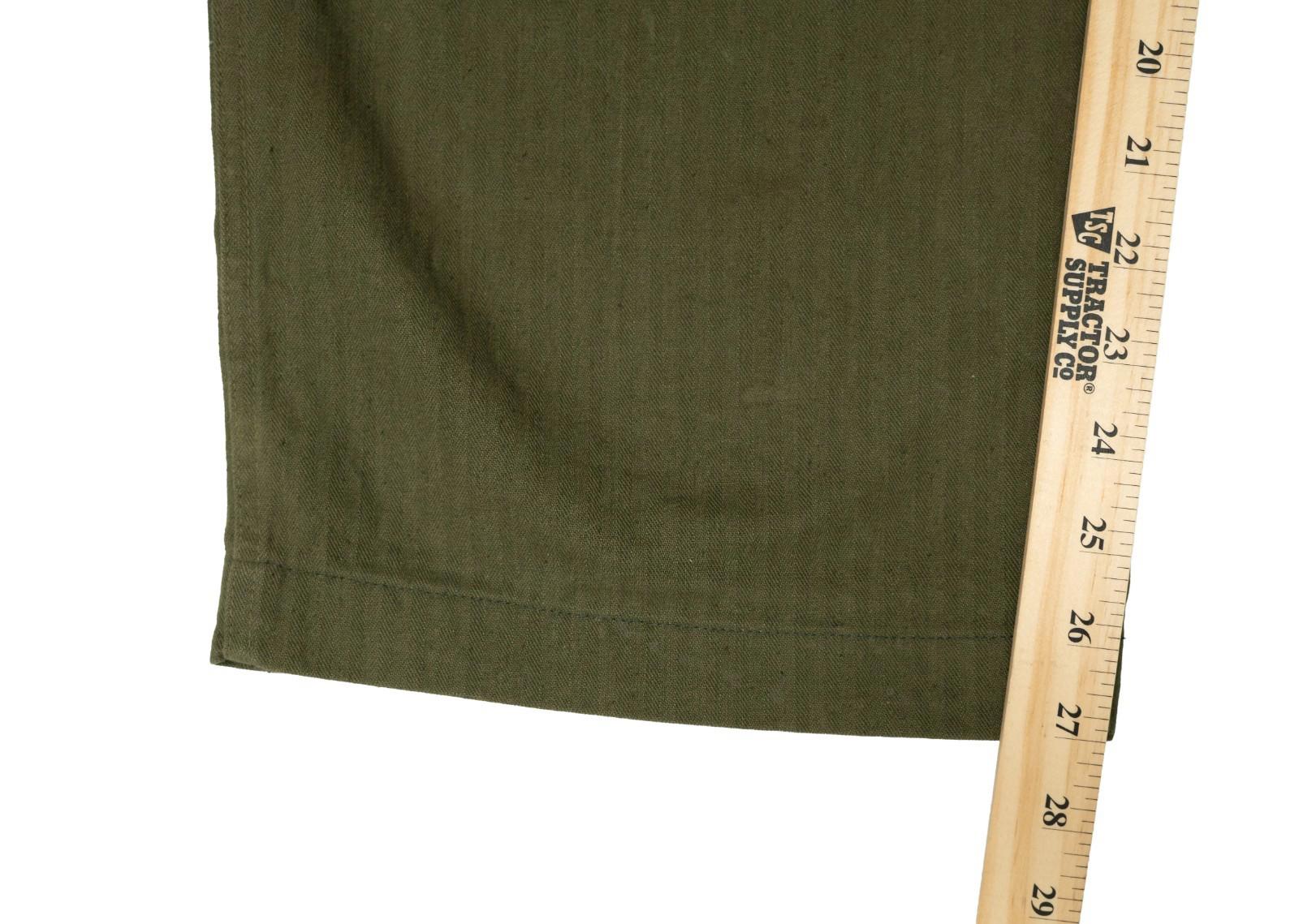Rare 1944 US Army WWII HBT Trousers - 32x27