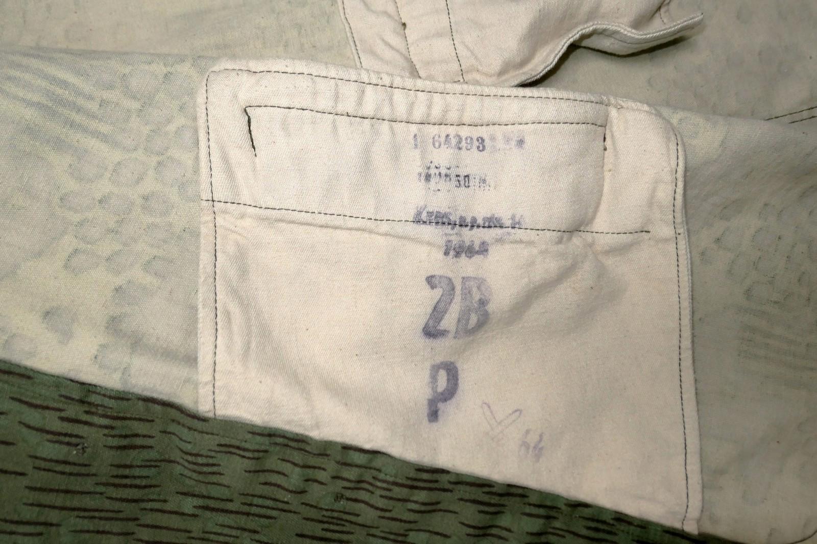 1960s Czech Army M60 / Vz60 Rain Drop Camo 3/4 Length Field Jacket  - XL Regular