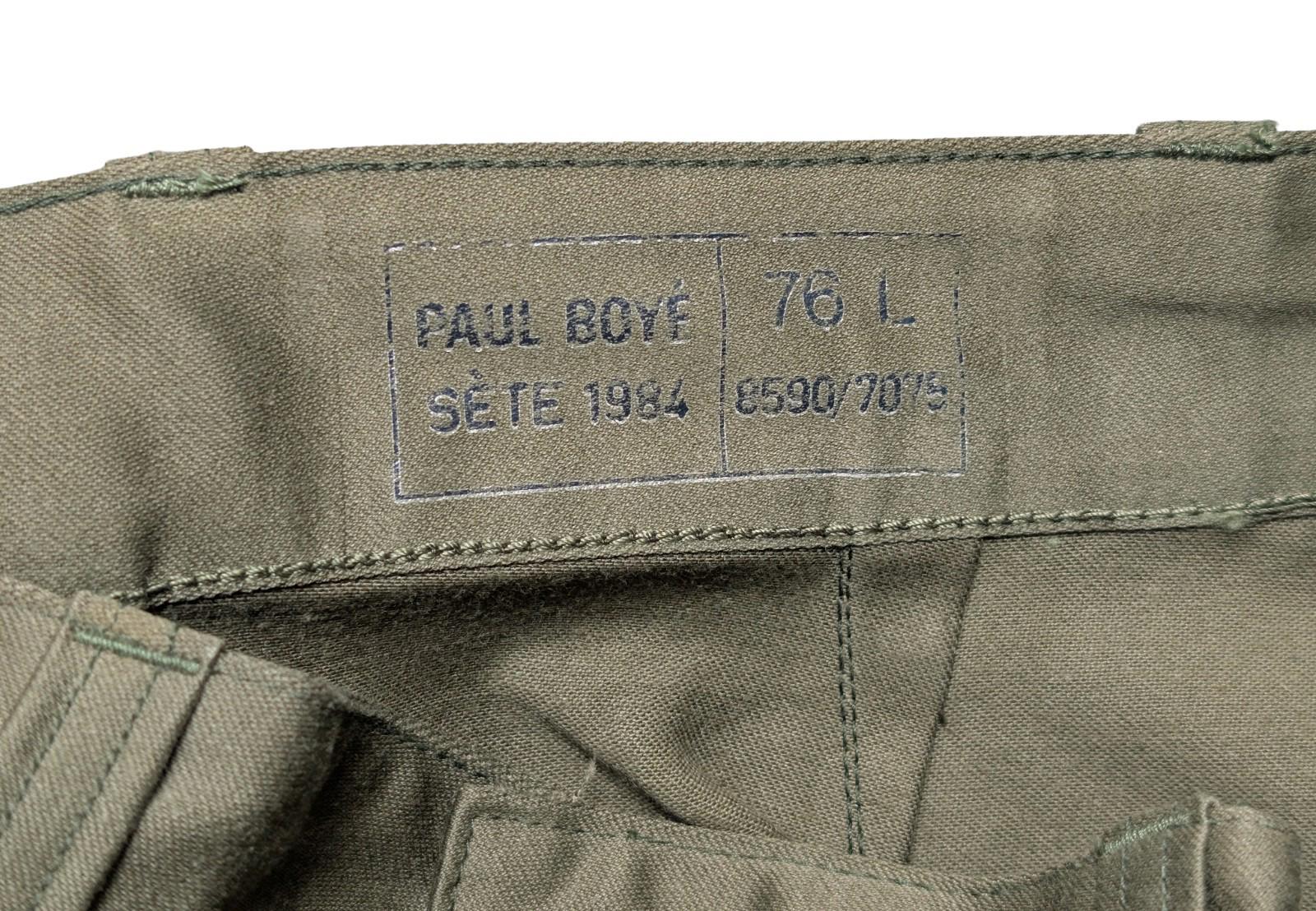 Deadstock 1984 French Army F2 Combat Trousers - Size 76L (30" Waist) - Paul Boyé