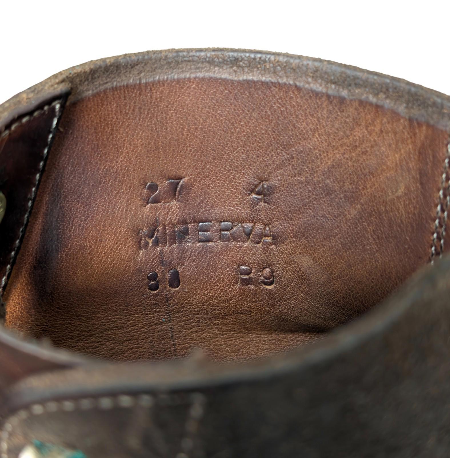 Vintage 1980 Swiss Military Mountain Boots Size 27cm - US 9