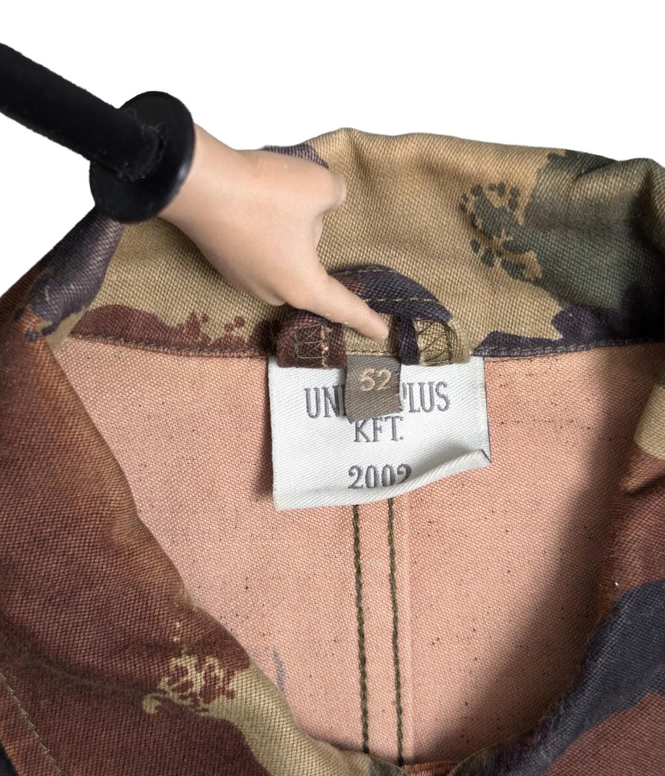 Hungarian 90M Woodland Field Jacket Combat Shirt - Large