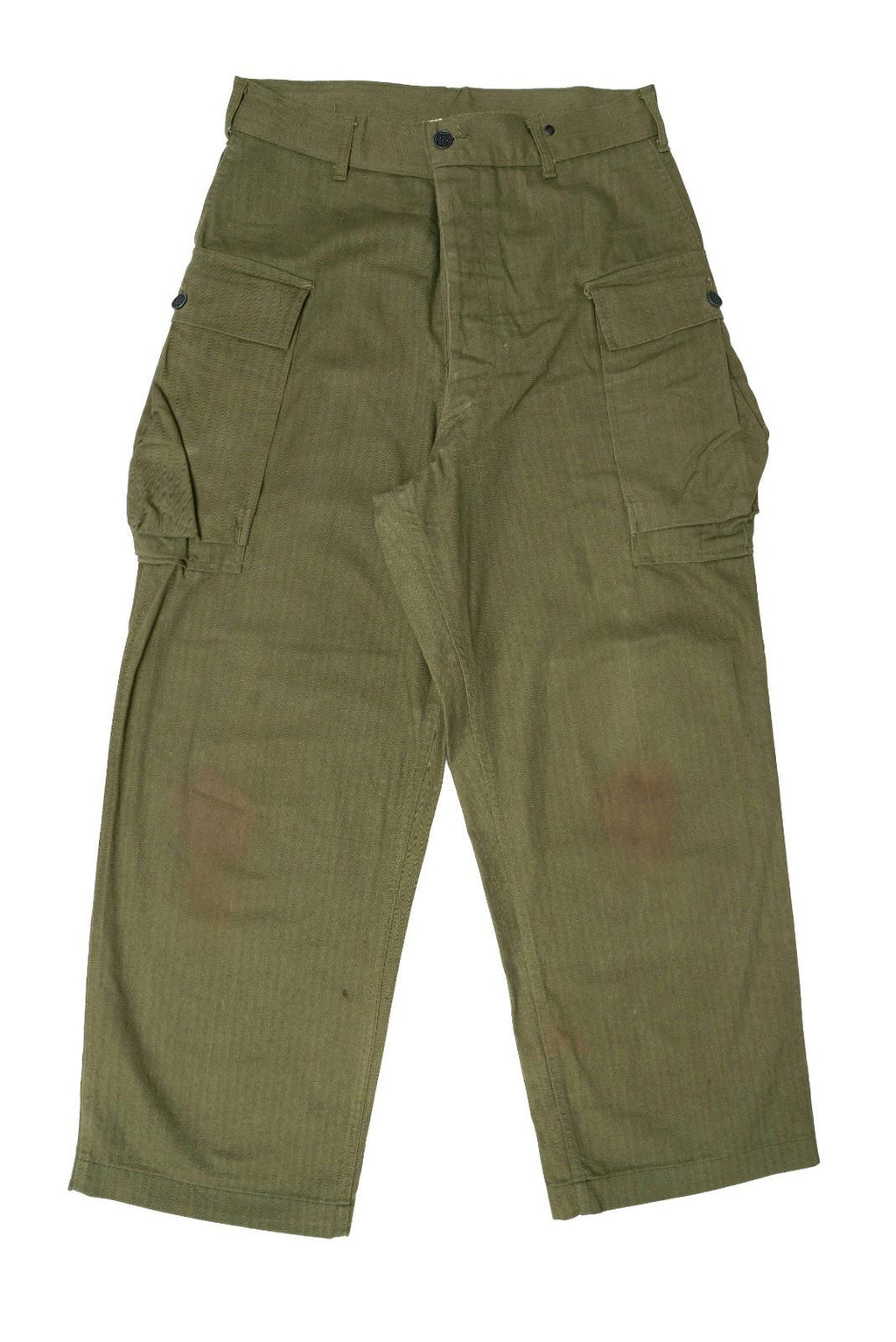 Rare 1944 US Army WWII HBT Trousers - 32x27