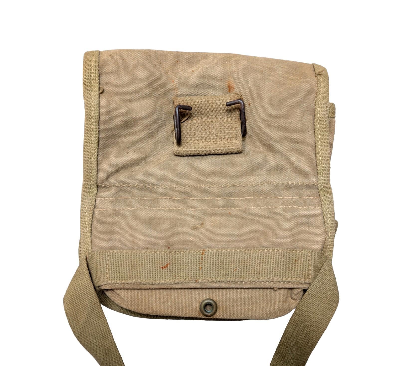 Genuine WWII USMC 2-Cell Grenade Pouch