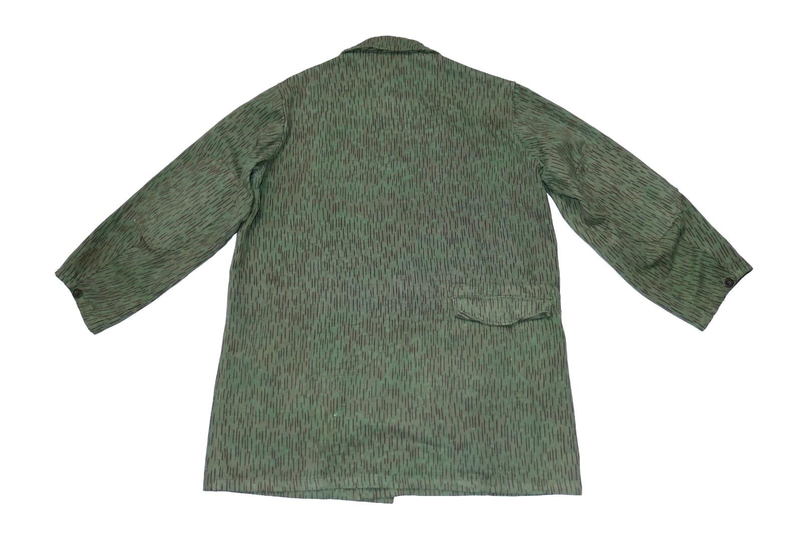 1960s Czech Army M60 / Vz60 Rain Drop Camo 3/4 Length Field Jacket  - XL Regular