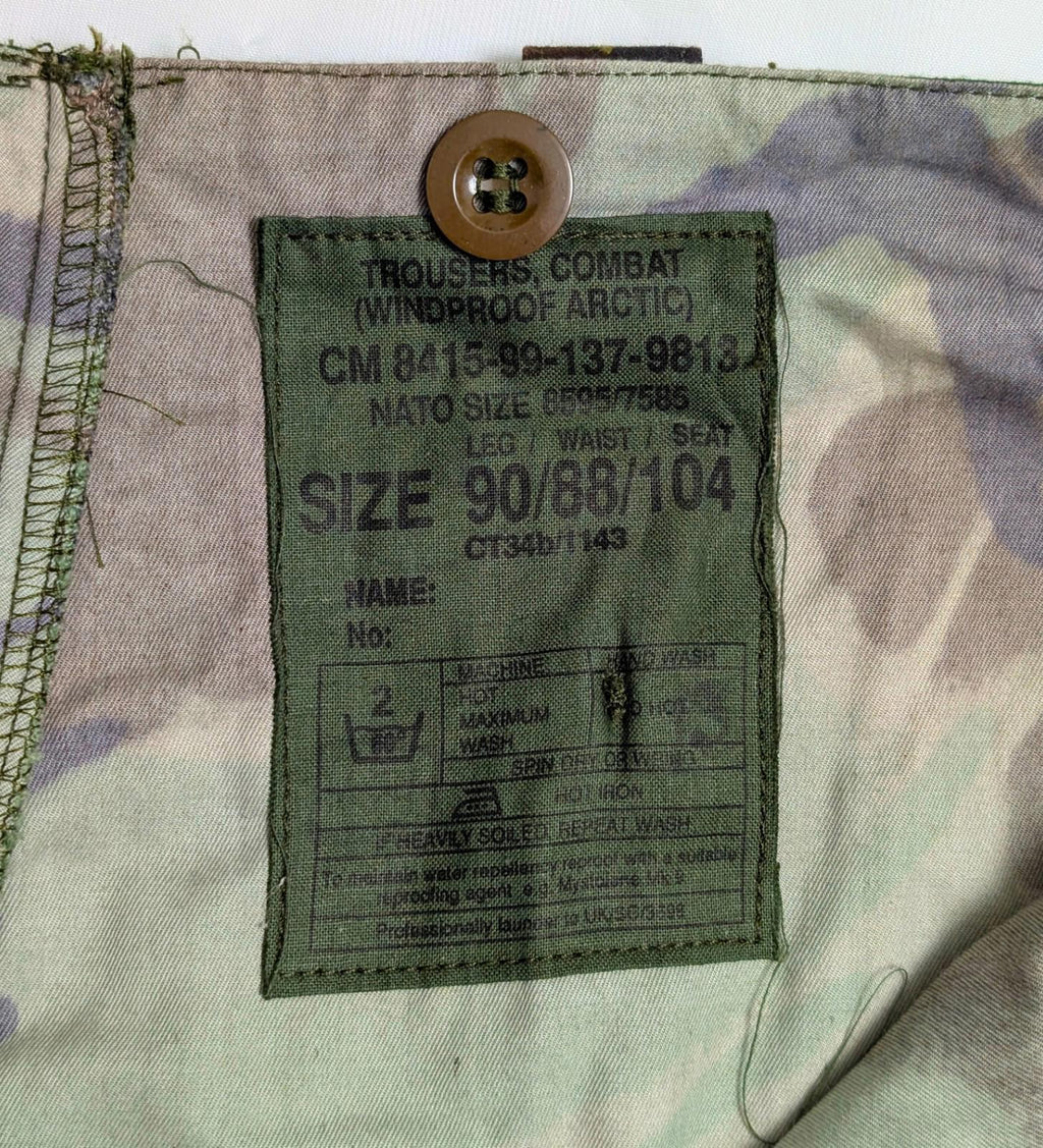 British Army Windproof DPM Combat Trousers - 1980s/90s