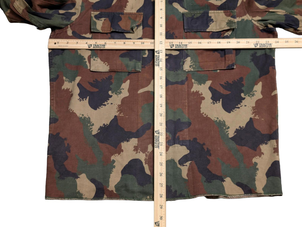 Hungarian 90M Woodland Field Jacket Combat Shirt - Large
