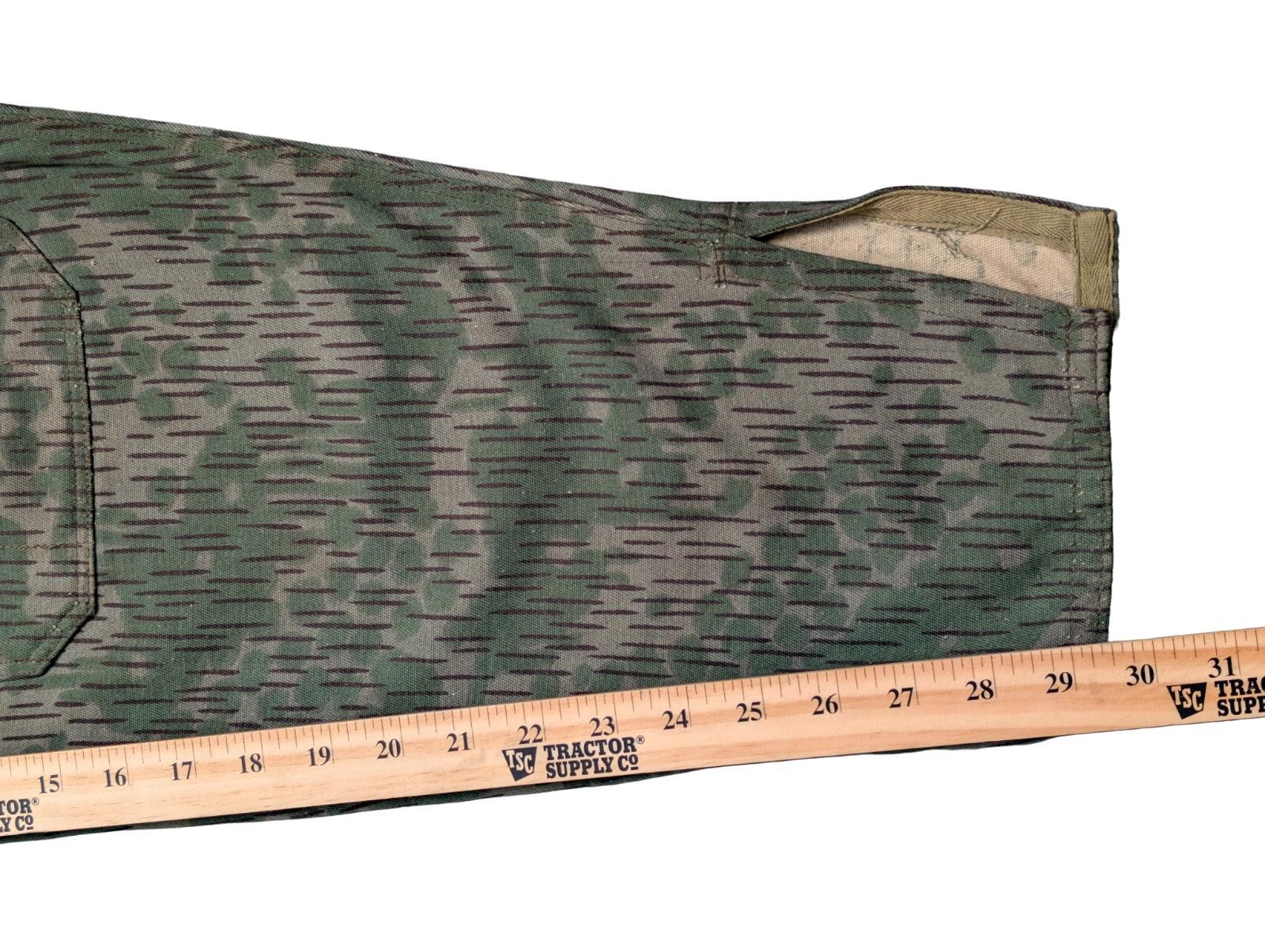 Rare Vintage Czech Army M60 / Vz60 Rain Drop Camo Trousers 32x30 Med Short