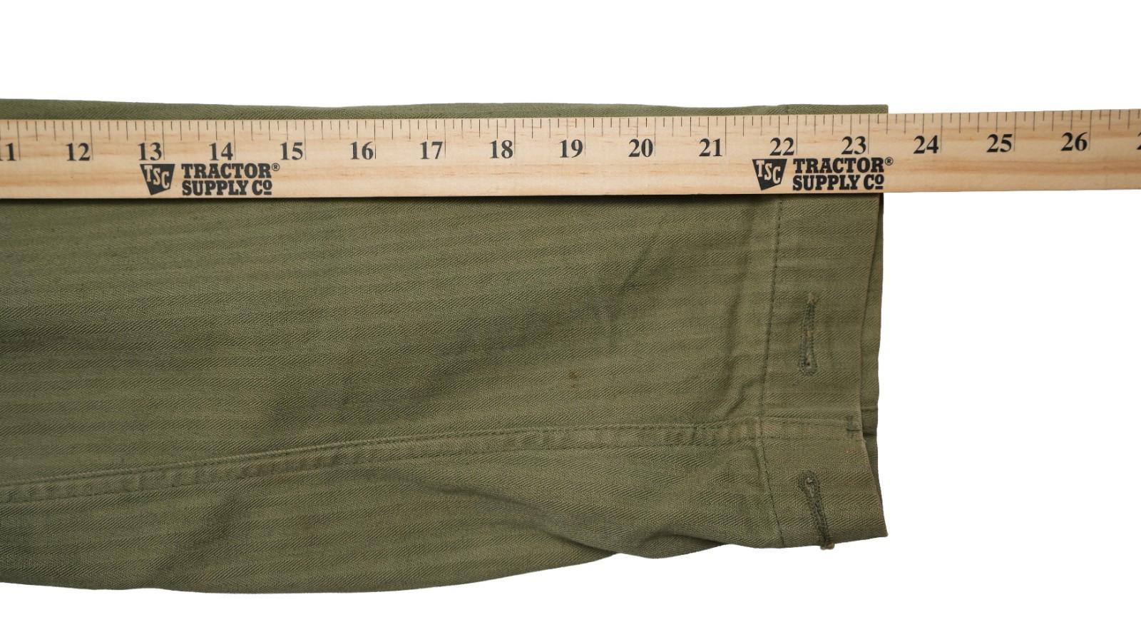 WWII US Army HBT Field Work Jacket - Small