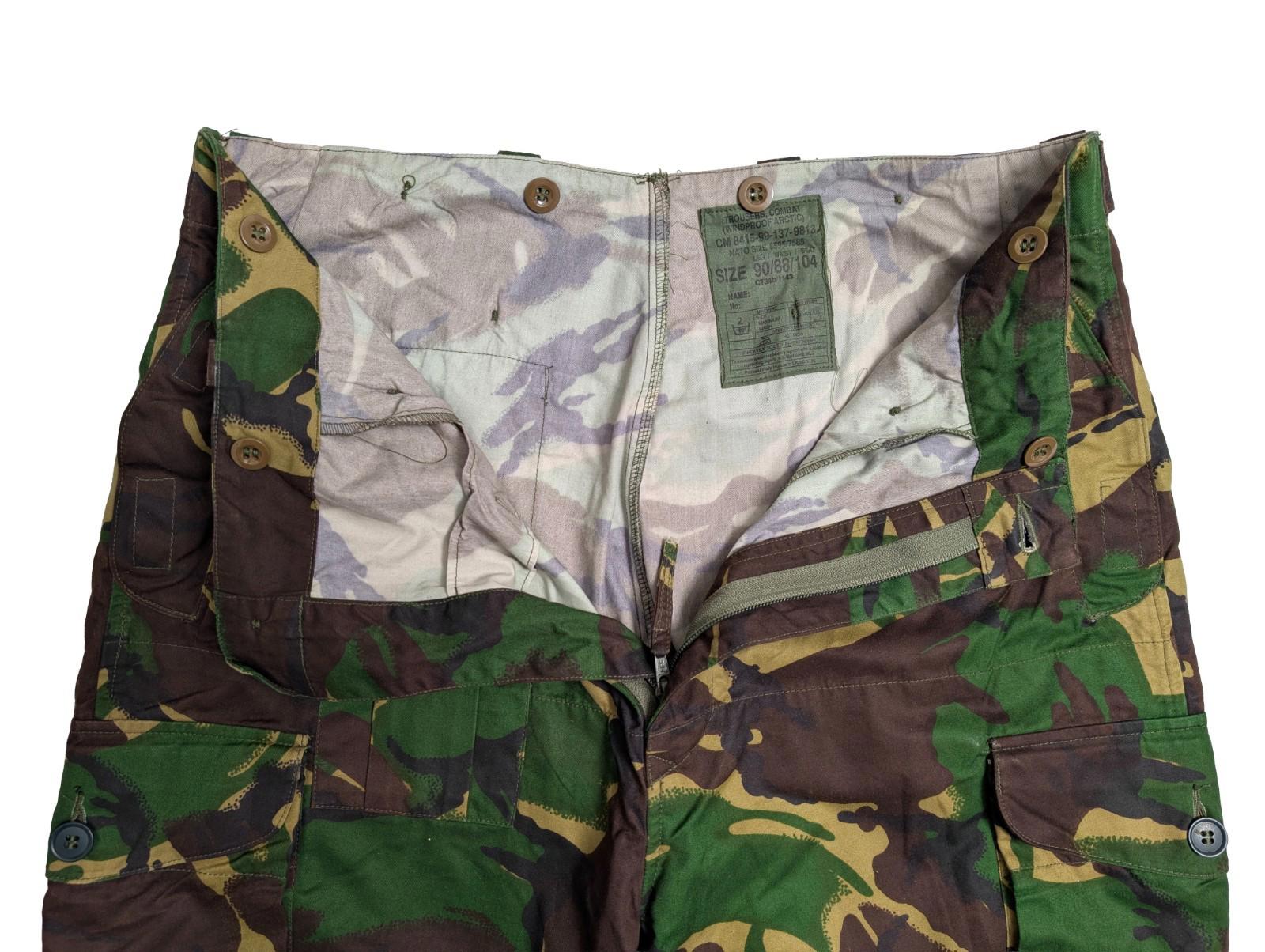 British Army Windproof DPM Combat Trousers - 1980s/90s