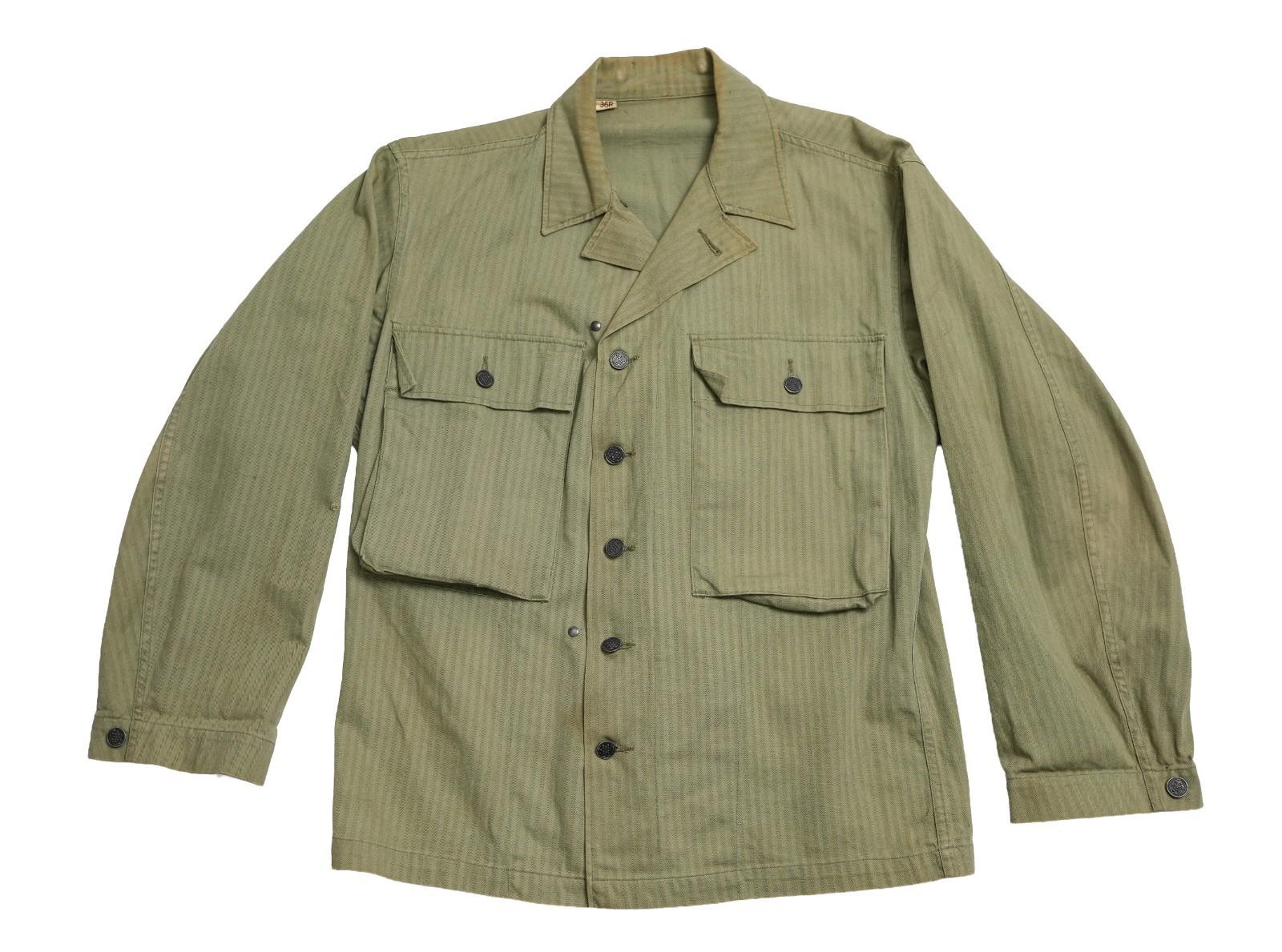 WWII US Army HBT Field Work Jacket - Small