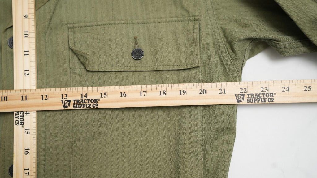 WWII US Army HBT Field Work Jacket - Small