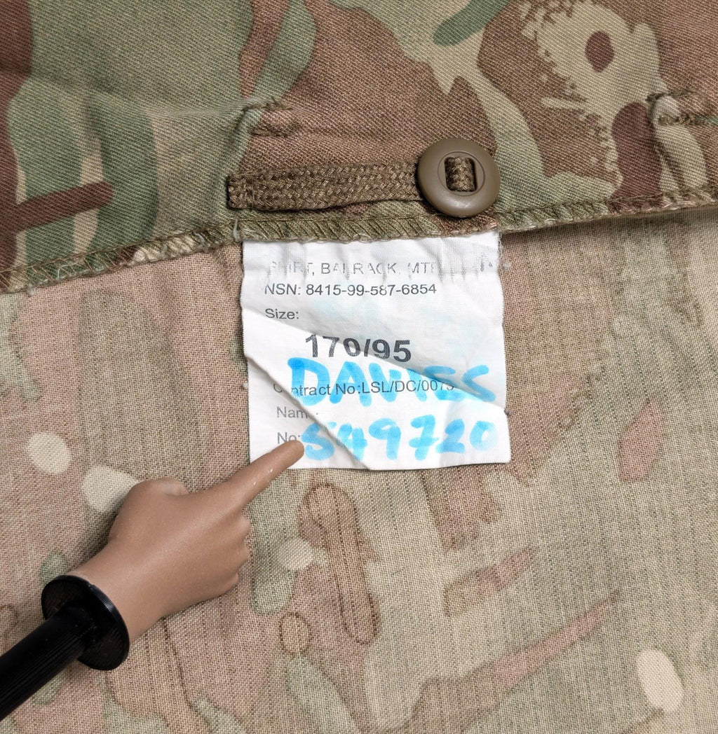 British Army MTP Barracks Shirt 'Army HQ' - Medium