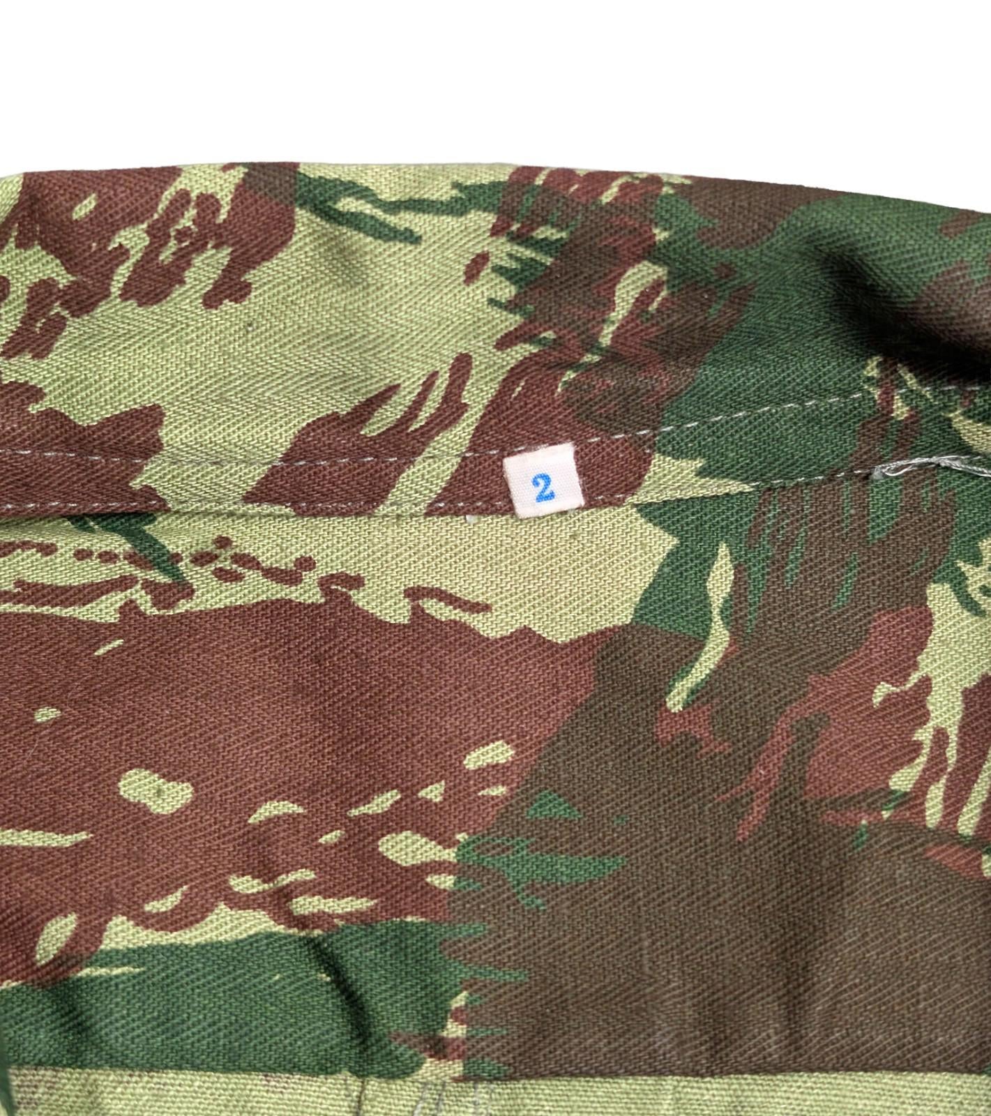 Deadstock Portuguese M64 Vertical Lizard Camo Shirt