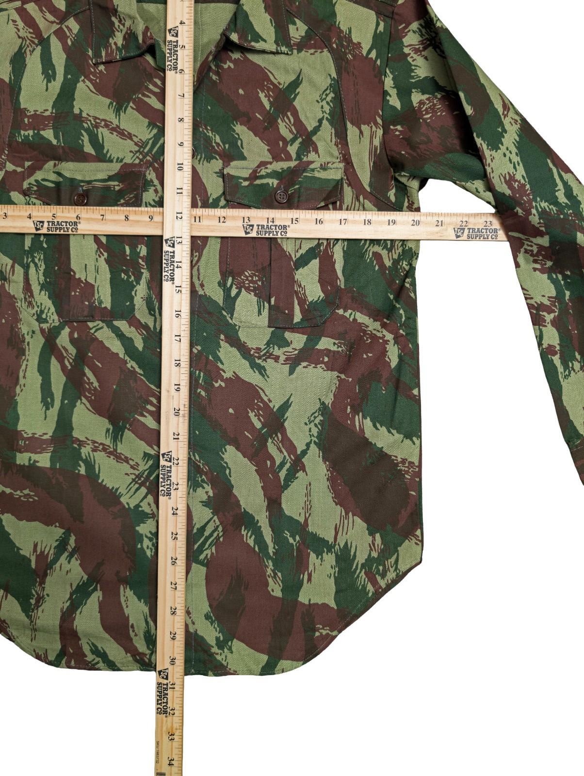 Deadstock Portuguese M64 Vertical Lizard Camo Shirt