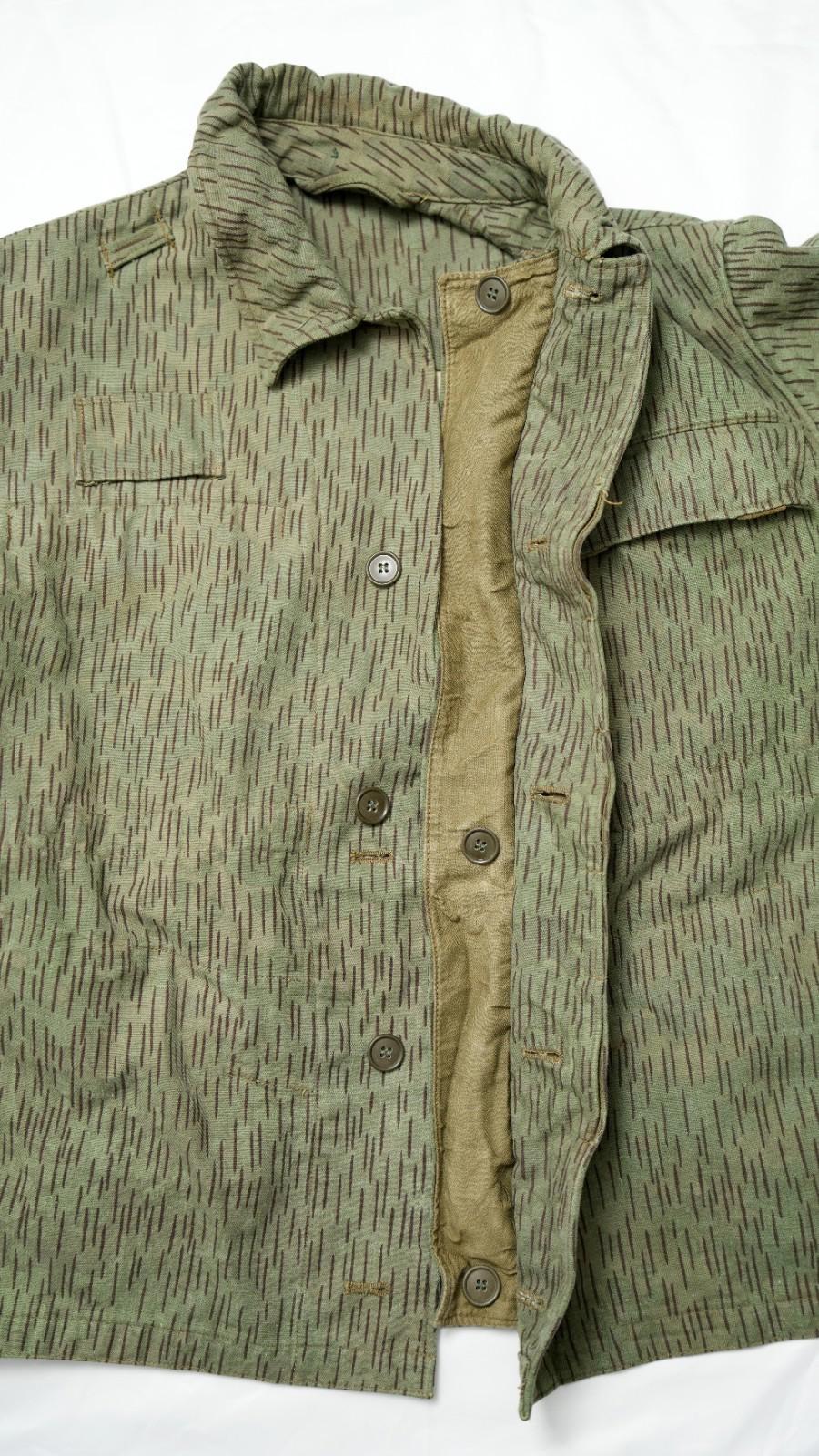 1960s Czech Army M60 / Vz60 Rain Drop Camo Field Jacket  Large Short 1962 Dated