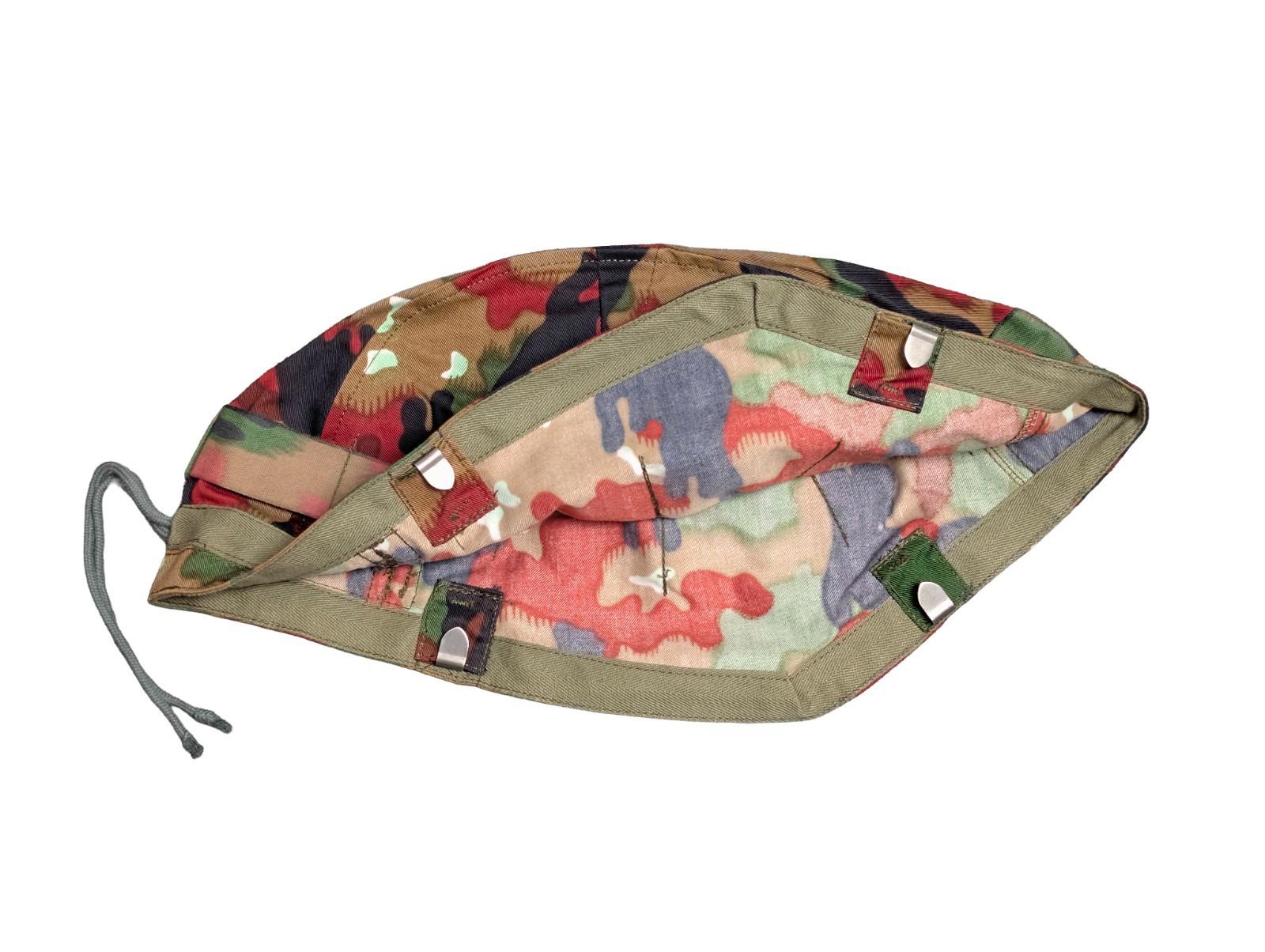 New Swiss Alpenflage Camo Cover For M71 Steel Helmet