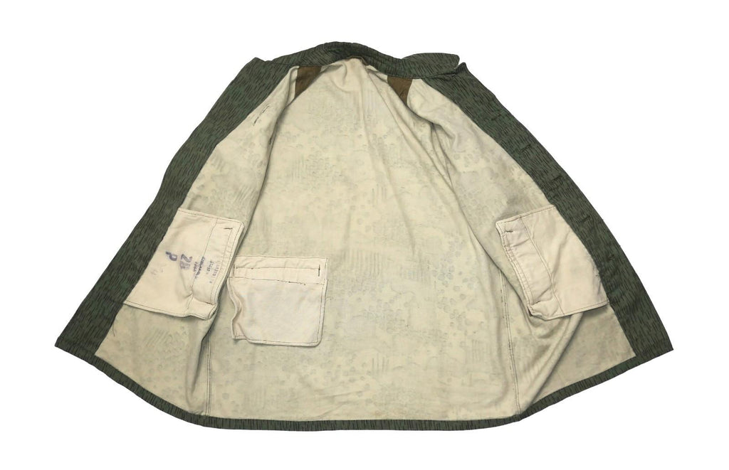 1960s Czech Army M60 / Vz60 Rain Drop Camo 3/4 Length Field Jacket  - XL Regular