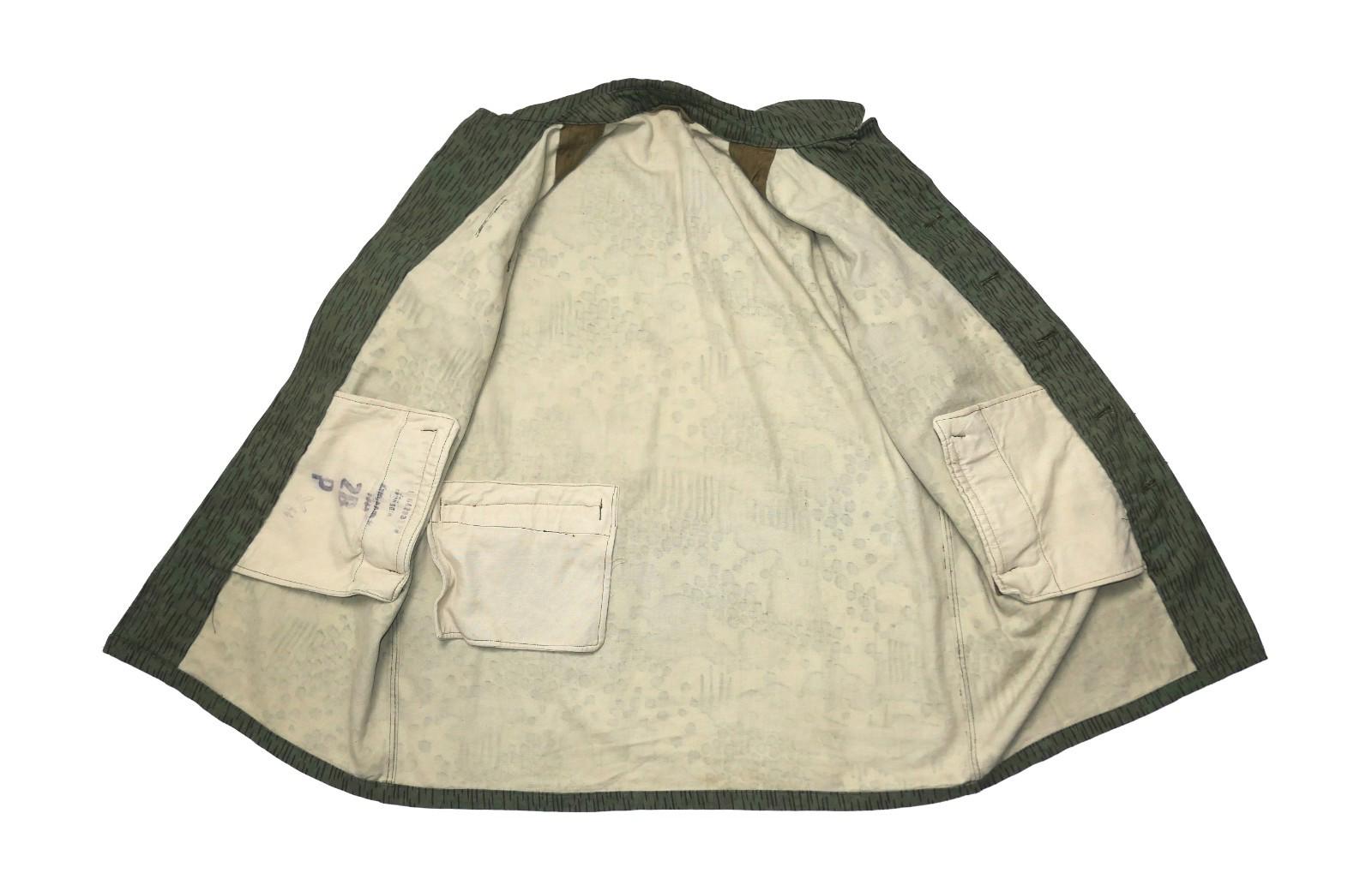 1960s Czech Army M60 / Vz60 Rain Drop Camo 3/4 Length Field Jacket  - XL Regular